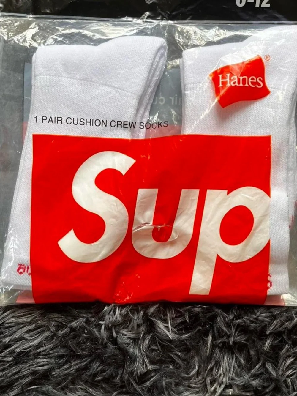 Hanes White Crew Socks